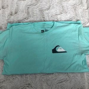 Quiksilver teal tee shirt